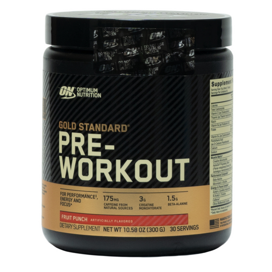 On: Gold Standard Pre-Workout Fruit Punch 30 Servings