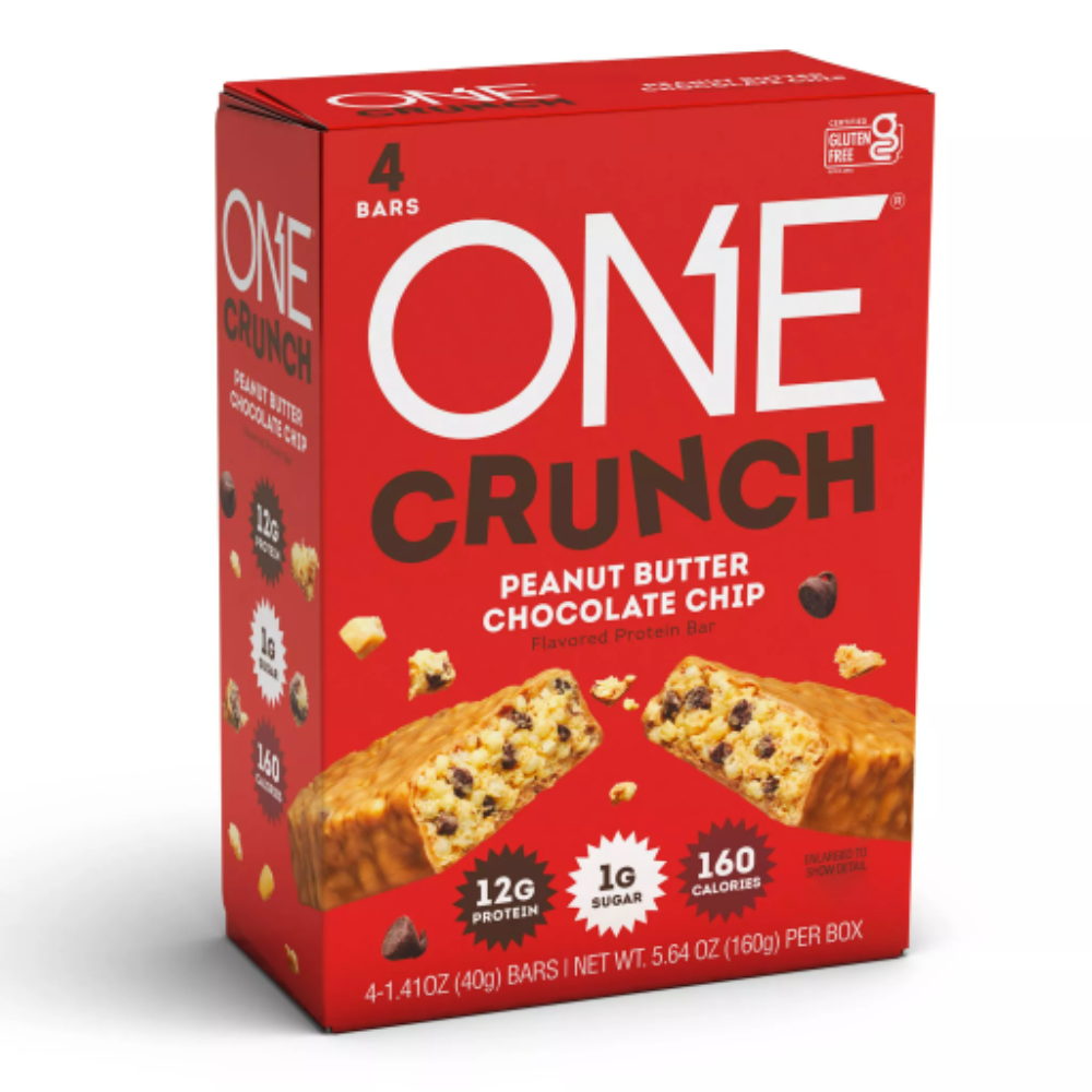 One - Crunch Peanut Butter Chocolate Chip 12 Pack