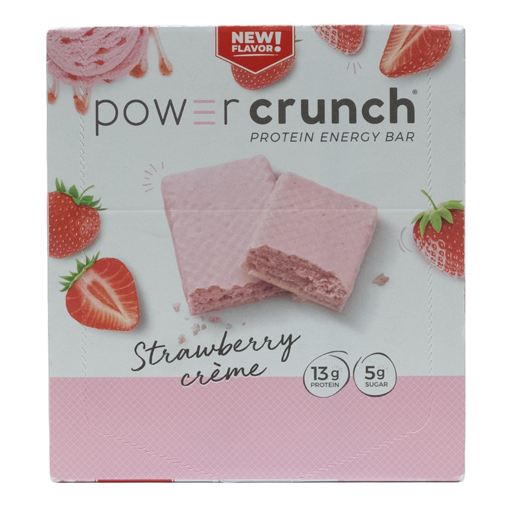 Powercrunch: Protein Energy Bar Strawberry Creme 12 Servings