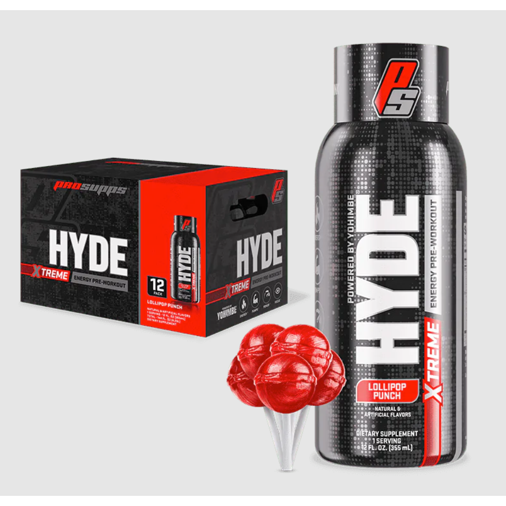 Pro Supps: Hyde Xtreme Energy Pre-Workout Lollipop Punch 12 Pack