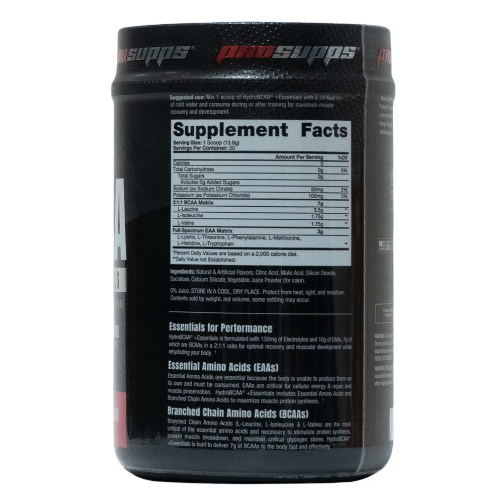 Pro Supps: Hydro Bcaa +Essentials Watermelon 30 Servings