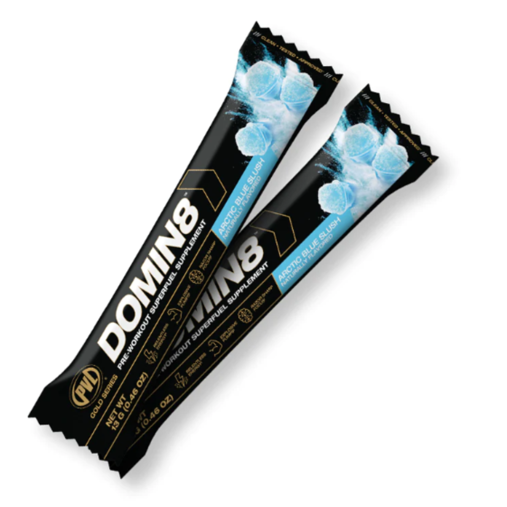 Pure Vita Labs: Domin8 Artic Blue Slush Naturally Flavored 12 Servings