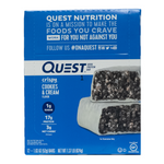 Quest: Hero Protein Bar Crispy Cookies & Cream Flavor 12 Servings