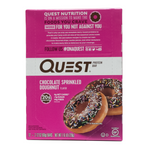 Quest: Protein Bar Chocolate Sprinkled Doughnut Flavor 12 Servings