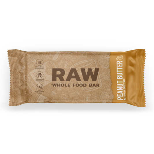 Raw Nutrition - Whole Food Bar Peanut Butter 12 Pack