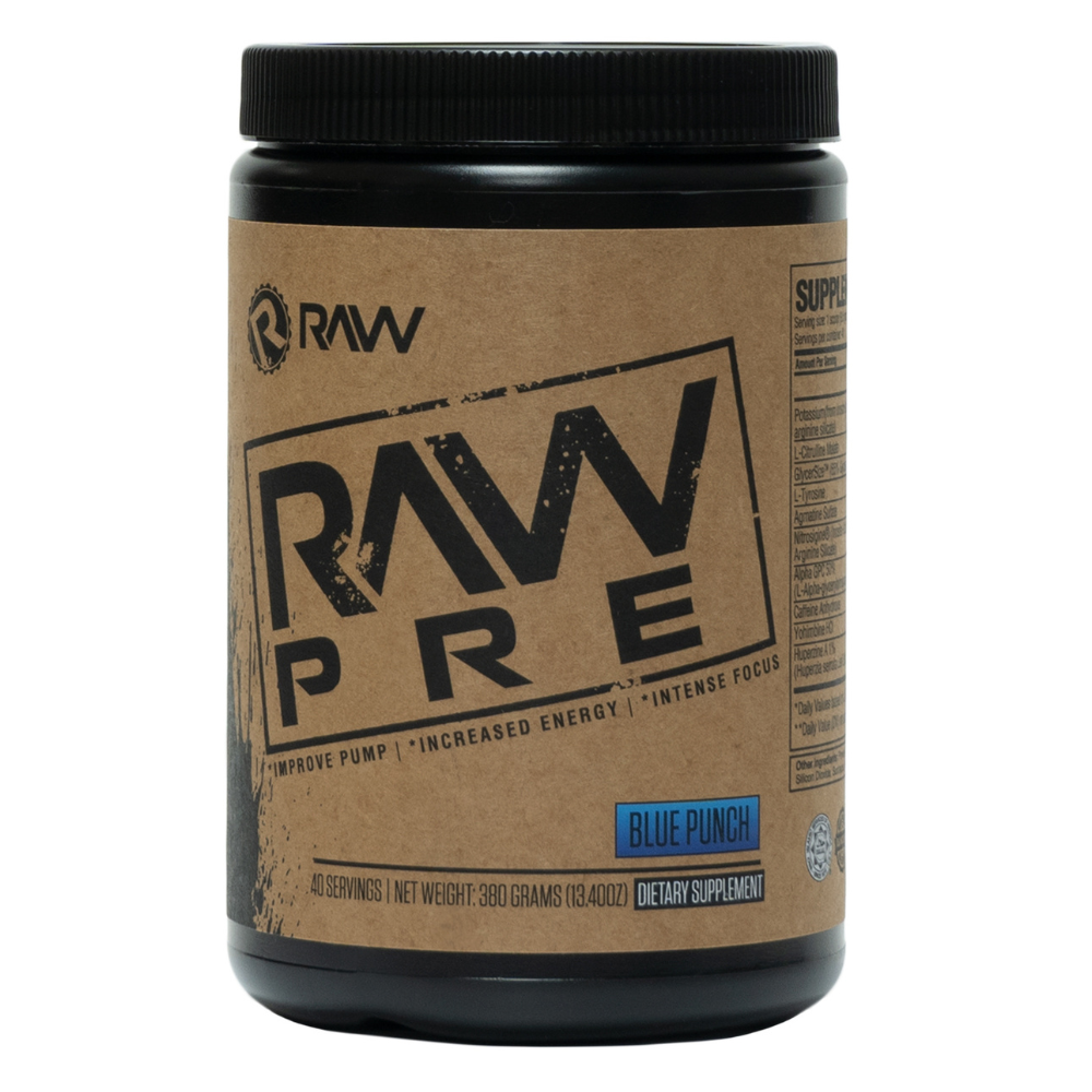 Raw: Raw Pre Blue Punch 40 Servings