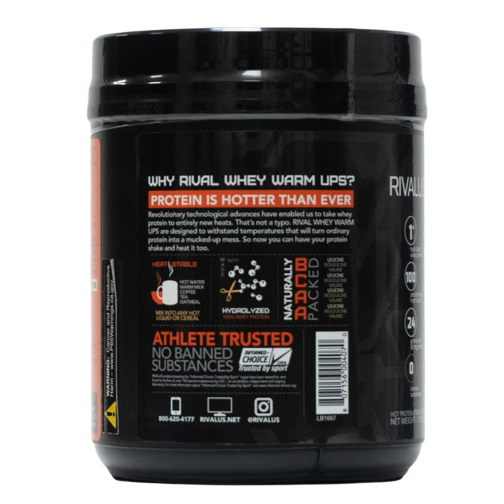 Rivalus: Rival Whey Warm Ups Hot Cocoa 15 Servings