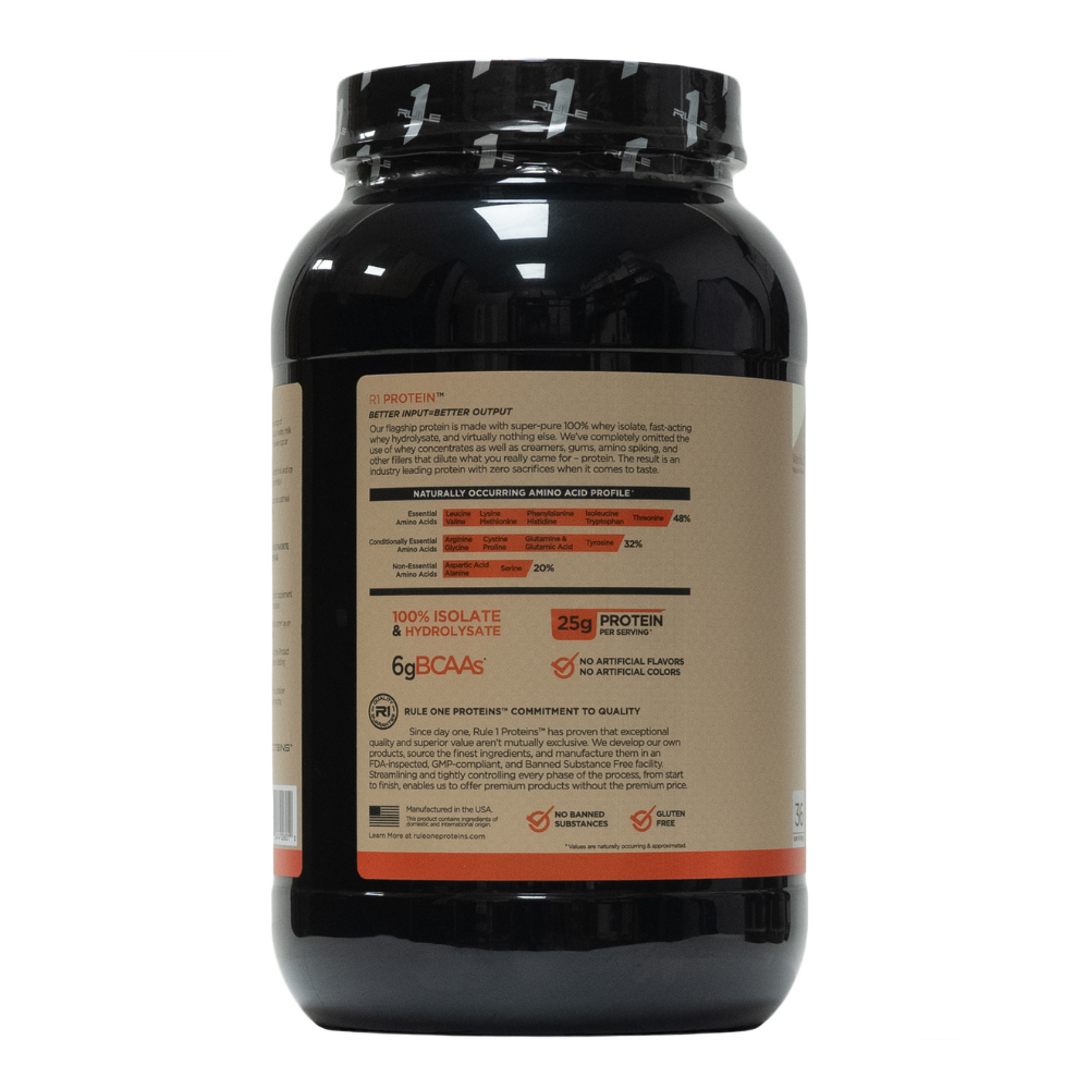 Ruleone: Naturally Flavored R1 Protein Vanilla Creme 36 Servings