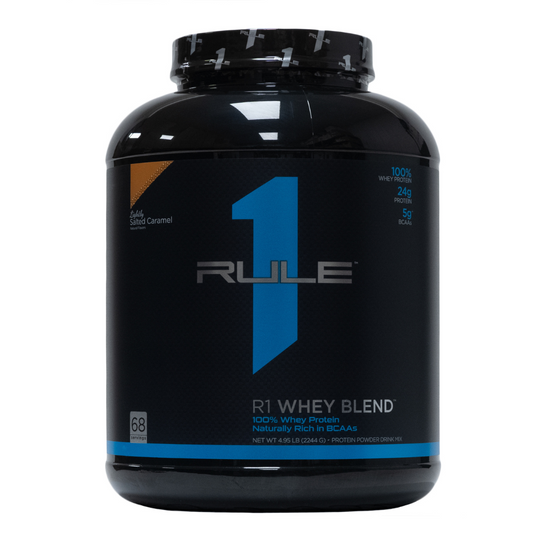 Ruleone: R1 Whey Blend Lightly Salted Caramel 68 Servings