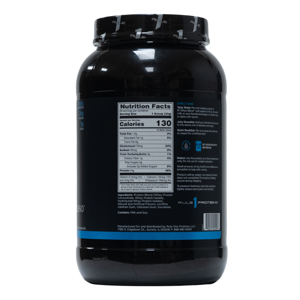 Ruleone: R1 Whey Blend Vanilla Ice Cream 28 Servings