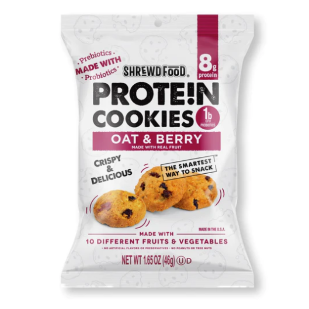 Shrewd - Protein Cookies Oat Berry 8 Servings