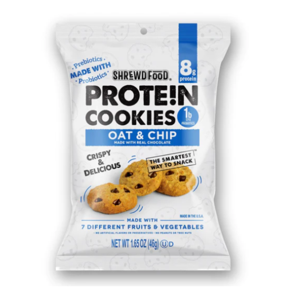 Shrewd - Protein Cookies Oat Chocolate Chip 8 Servings