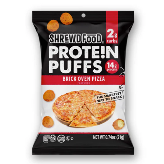 Shrewd - Protein Puffs Brick Oven Pizza 8 Pack