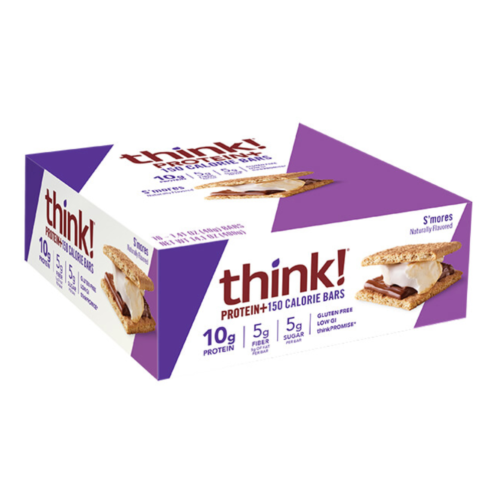 Think!: Protein+ 150 Calories Bars S'Mores 10 Servings