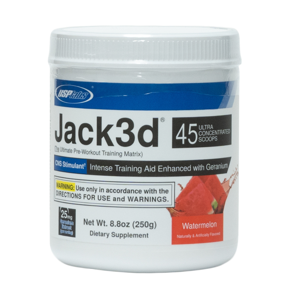 USP Labs: Jack3D Pre-Workout Watermelon 250 Grams