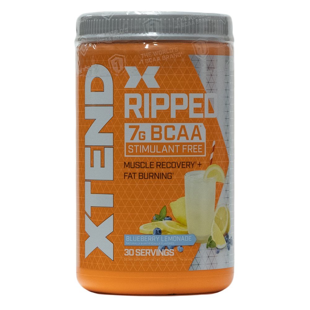 Xtend: Ripped 7G Bcaa Stimulant Free Blueberry Lemonade 30 Servings