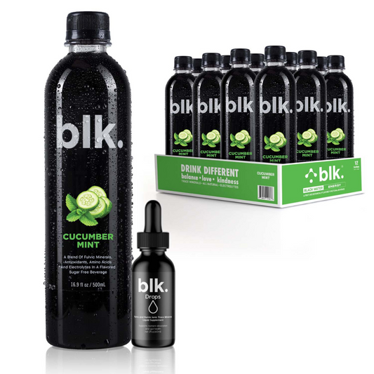 blk. Cucumber Mint Bundle - 12 pack + 1 Drops