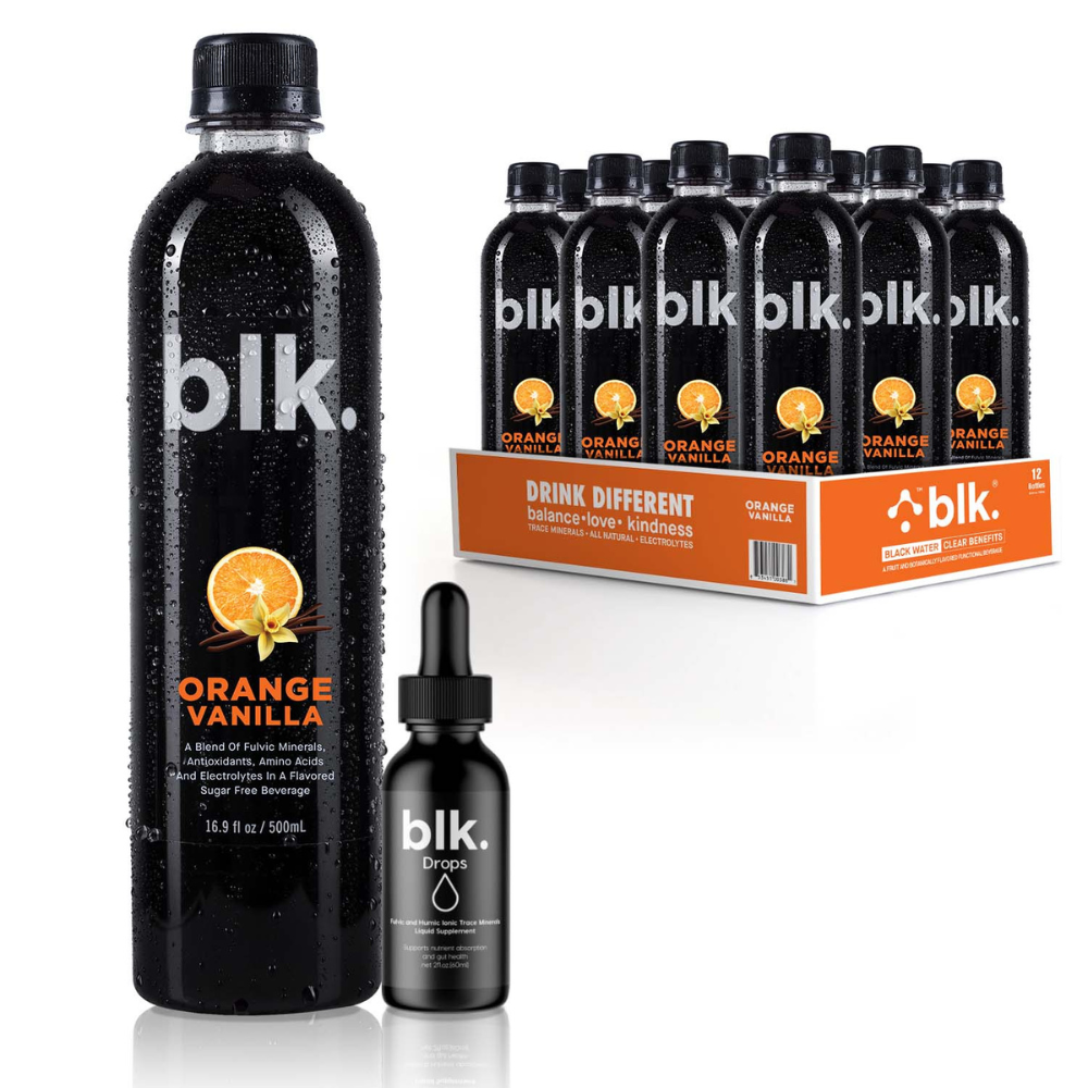 blk. Orange Vanilla Bundle - 12 pack + 1 Drops