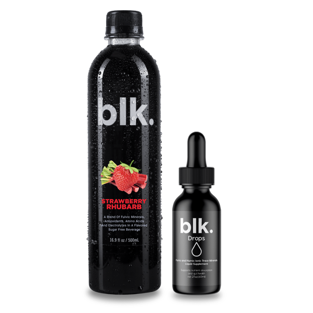 blk. Strawberry Rhubarb Bundle - 12 Pack + 1 Drops