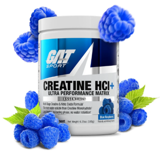 Gat Sport - Creatine HCL Blue Raspberry 30 Servings