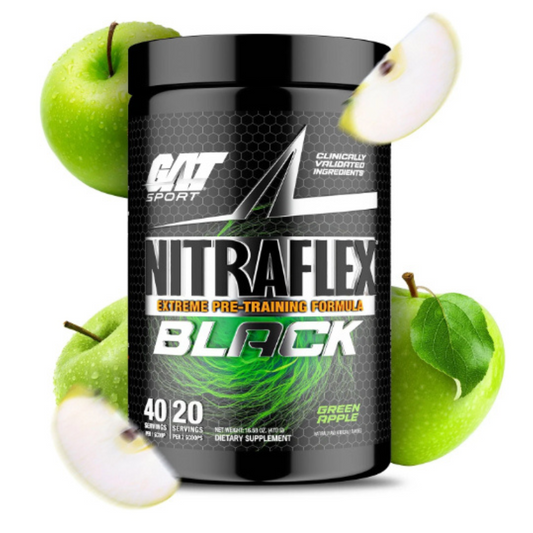 Gat Sport - Nitraflex Black Green Apple 40 Servings