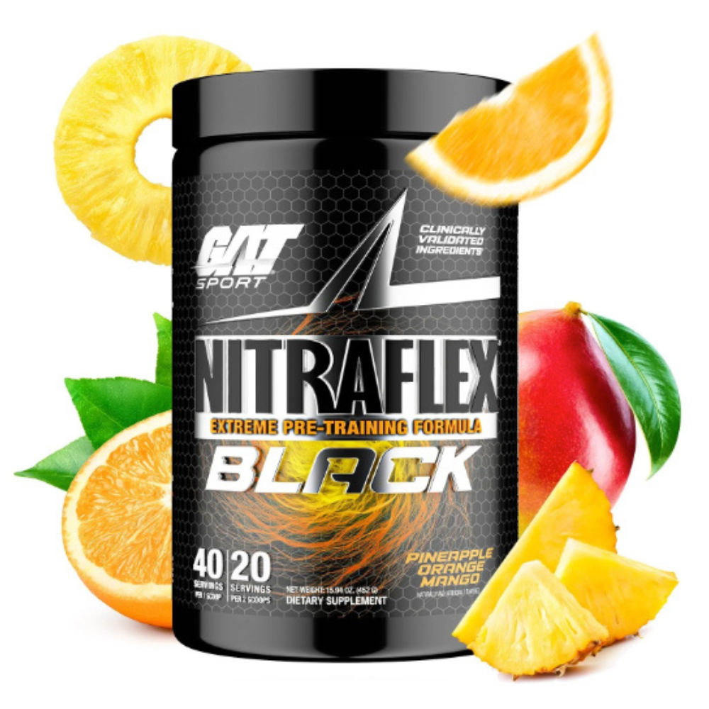 Gat Sport - Nitraflex Black Pineapple Orange Mango 40 Servings