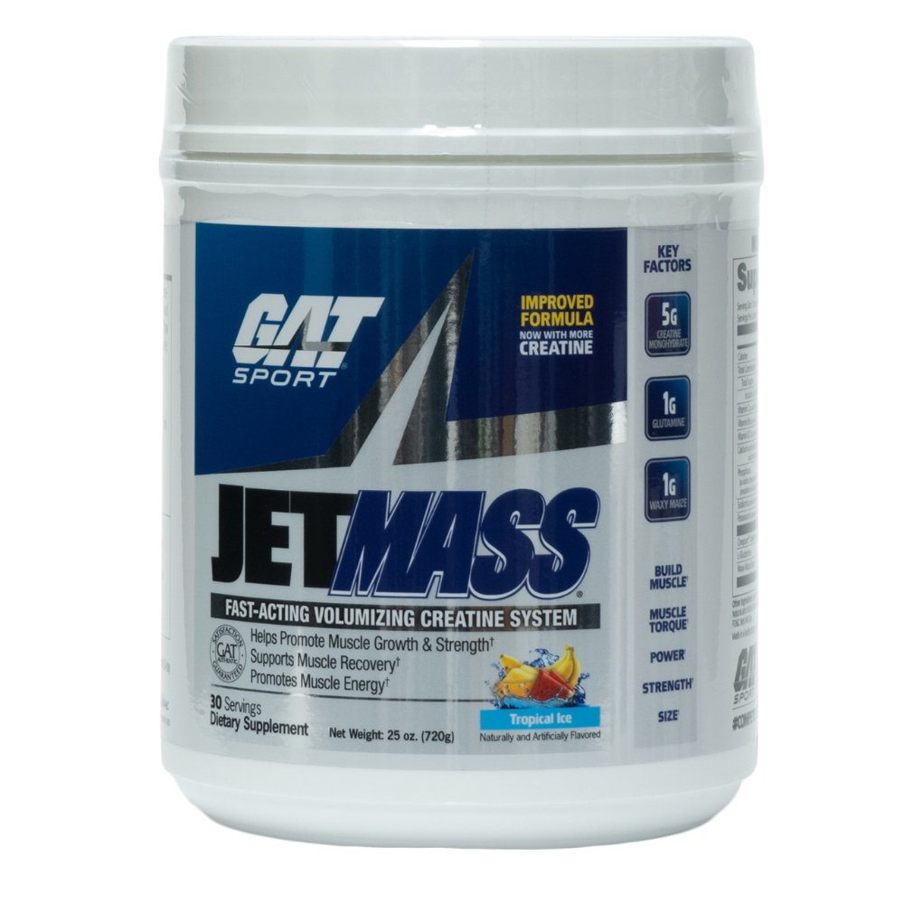Gat Sport: Jetmass Fast-Acting Volumizing Creatine System Tropical Ice 30 Servings