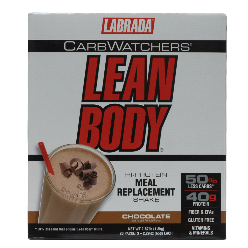 Labrada: Lean Body Hi-Protein Meal Replacement Shake Chocolate 20 Servings