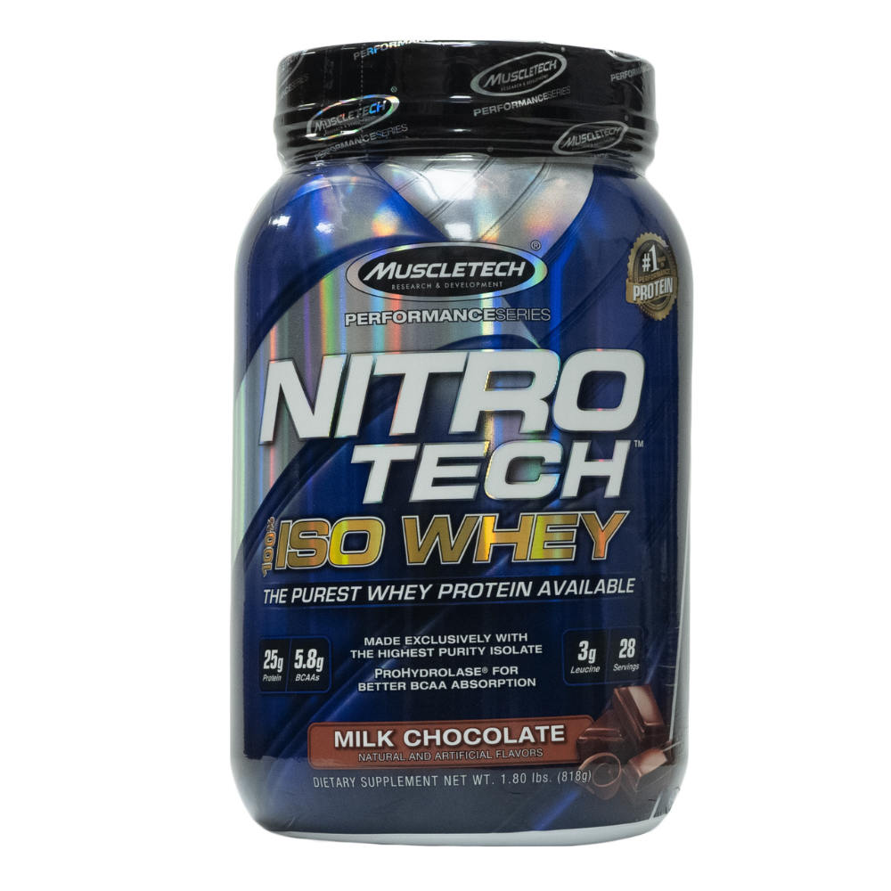Muscletech: Nitro Tech 100% Iso Whey Milk Chocolate 28 Servings