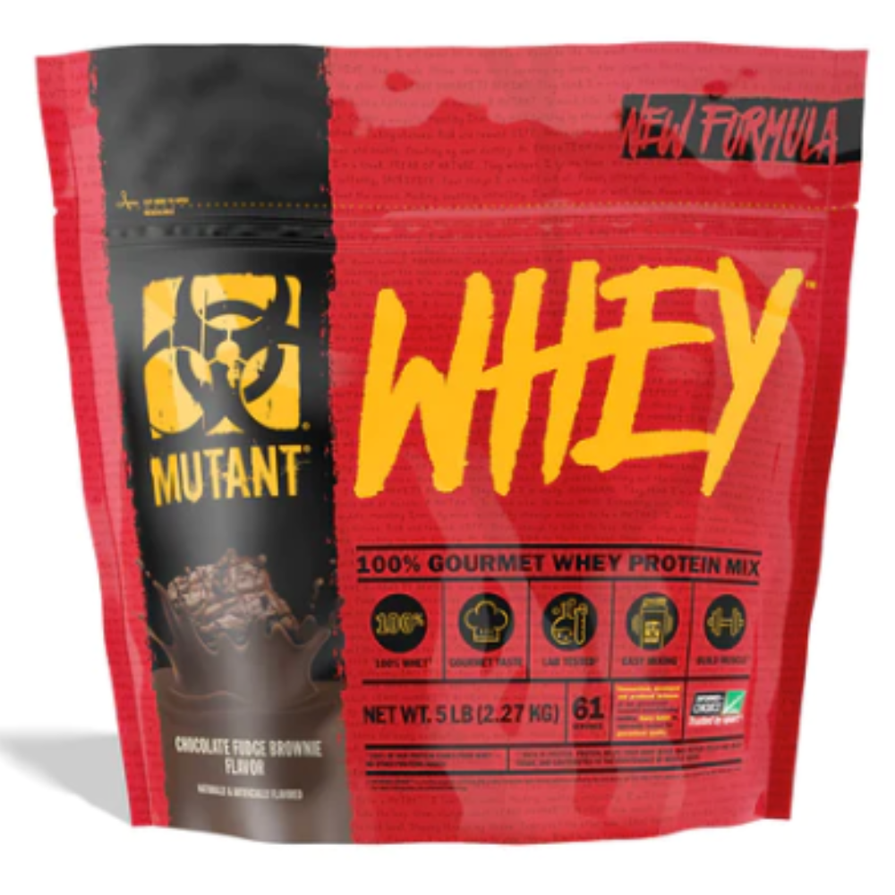 Mutant: Whey 100% Gourmet Whey Protein Mix Chocolate Fudge Brownie Flavor 63 Servings