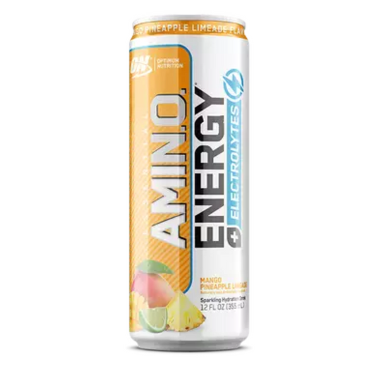 On: Essential Amin.O. Energy +Electrolytes Mango Pineapple Limeade Flavor 12 Pack