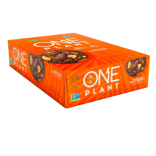One: Oneplant - Chocolate Peanut Butter Flavored Protein Bar 12 Servings