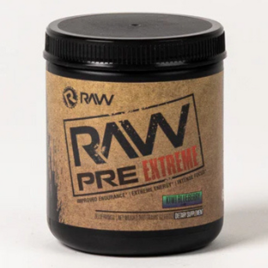 Raw Nutrition - Pre Extreme Kiwi Blueberry 30 Servings