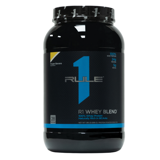 Ruleone: R1 Whey Blend Frozen Banana 28 Servings