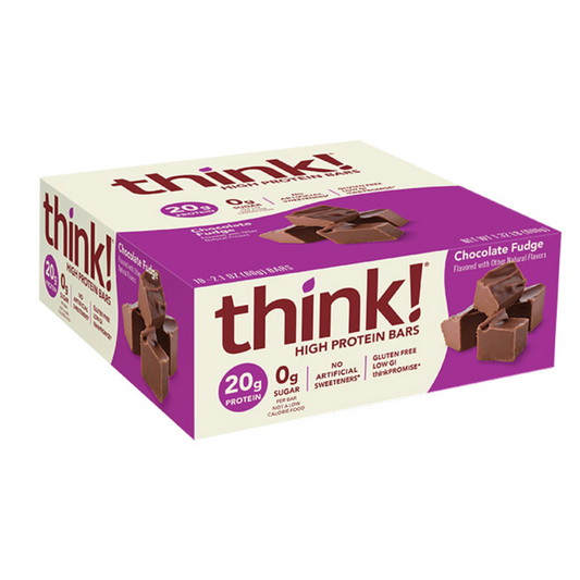 Think!: High Protein Bars Chocolate Fudge 10 Servings