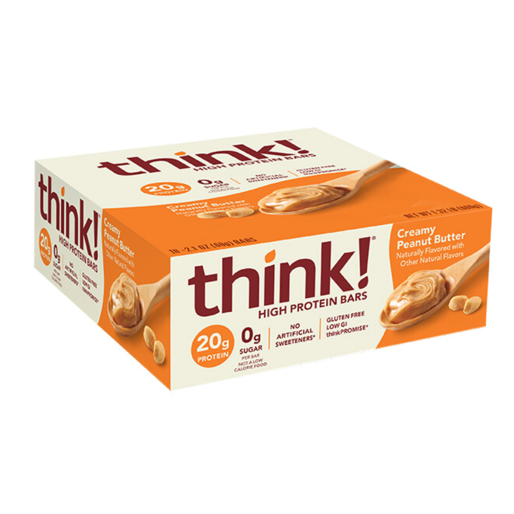 Think!: High Protein Bars Creamy Peanut Butter 10 Servings