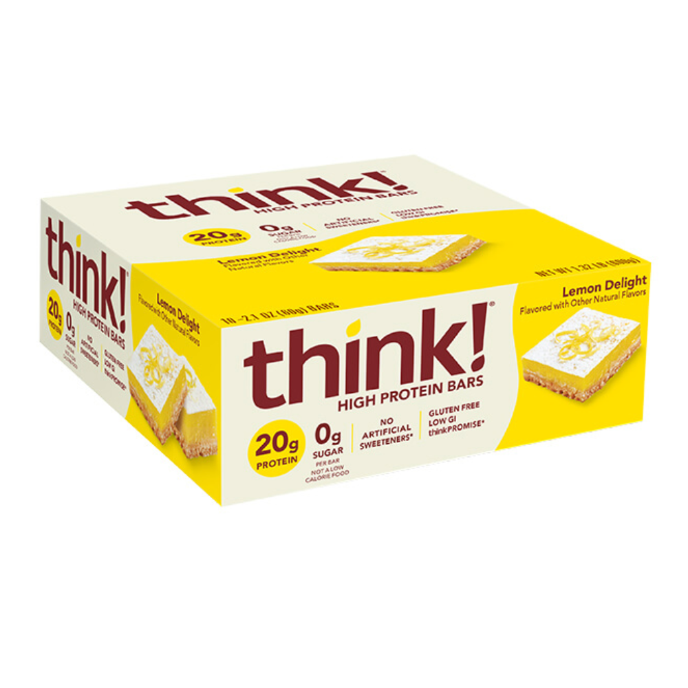 Think!: High Protein Bars Lemon Delight 10 Servings